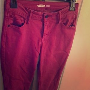 Women’s Old Navy Pink Super Skinny Jeans - Sz 2